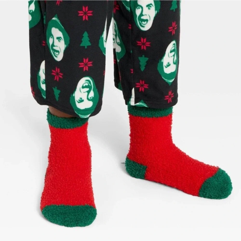 Kids Elf Movie Pajama Set OMG‎ Santa I Know Him Buddy the Elf Size 8